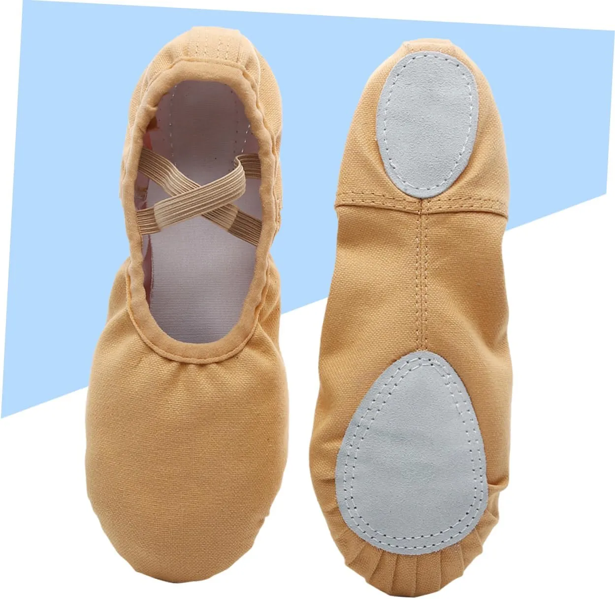 1 Pair Gymnastics Shoes Ballroom Dance Shoes Soft Bottom Slippers for Women Womens Flat Shoes Soft Sole Shoe Girls Flat Shoes Yoga Dance Shoe Child Pocket Sports Shoes