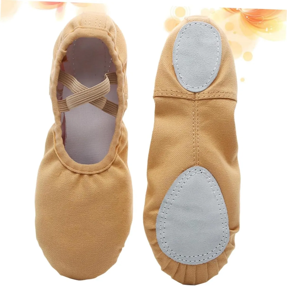 1 Pair Gymnastics Shoes Ballroom Dance Shoes Soft Bottom Slippers for Women Womens Flat Shoes Soft Sole Shoe Girls Flat Shoes Yoga Dance Shoe Child Pocket Sports Shoes