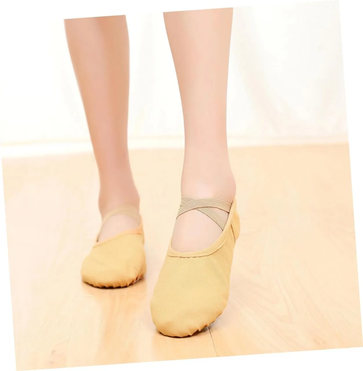 1 Pair Gymnastics Shoes Ballroom Dance Shoes Soft Bottom Slippers for Women Womens Flat Shoes Soft Sole Shoe Girls Flat Shoes Yoga Dance Shoe Child Pocket Sports Shoes