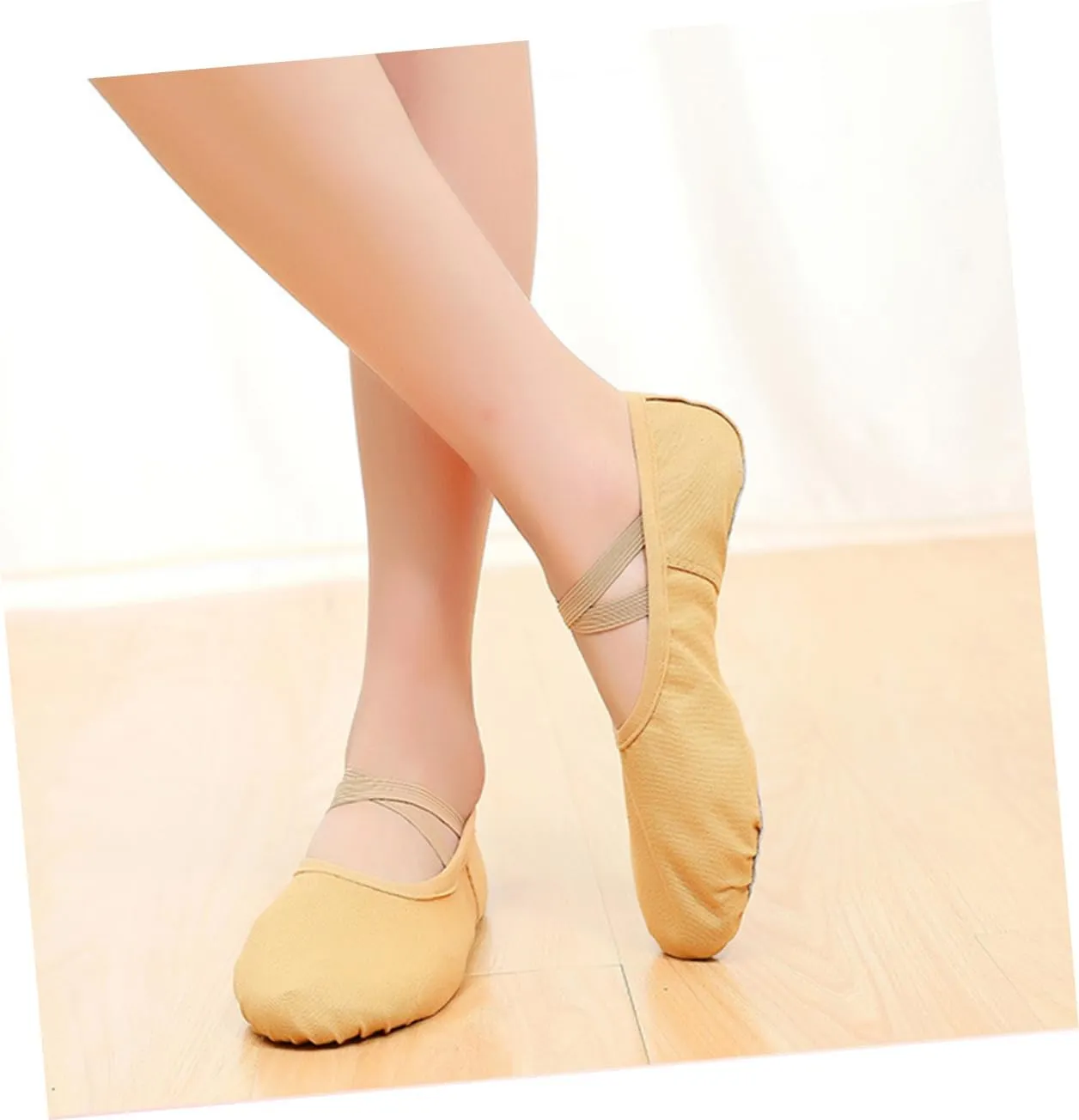 1 Pair Gymnastics Shoes Ballroom Dance Shoes Soft Bottom Slippers for Women Womens Flat Shoes Soft Sole Shoe Girls Flat Shoes Yoga Dance Shoe Child Pocket Sports Shoes