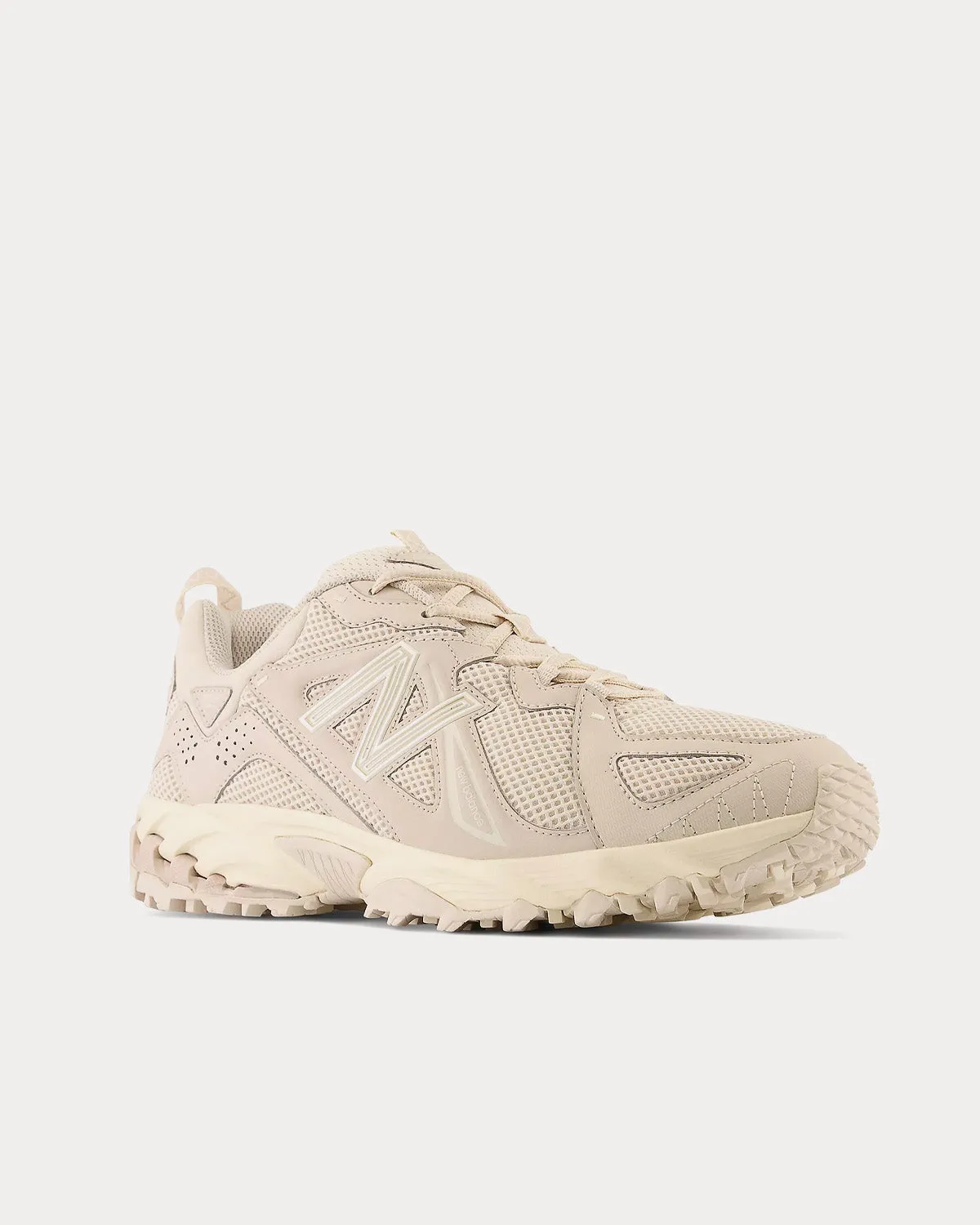 610T Timberwolf with Moonbeam & Antique White Low Top Sneakers