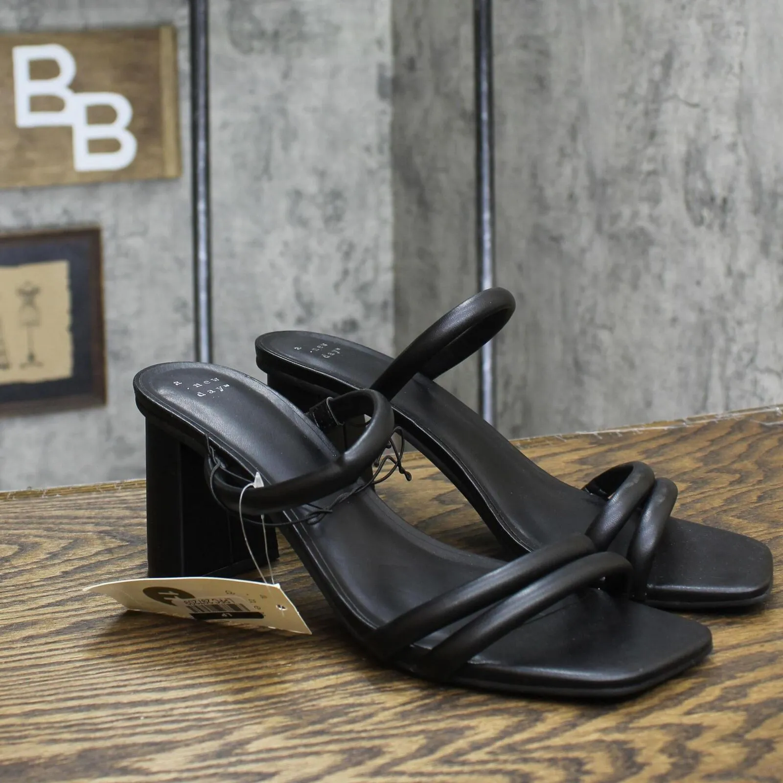 A New Day Women's Stacy Mule Heels 89530503 Black 11M