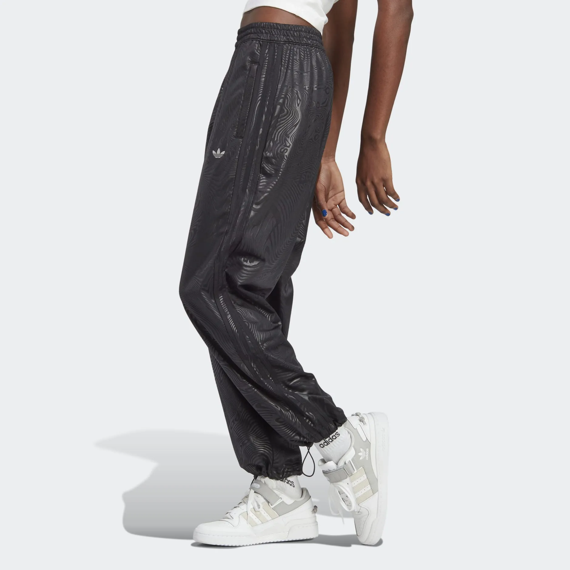 ADIDAS MARBLE PRINT FIREBIRD TRACKSUIT BOTTOMS - IC2209