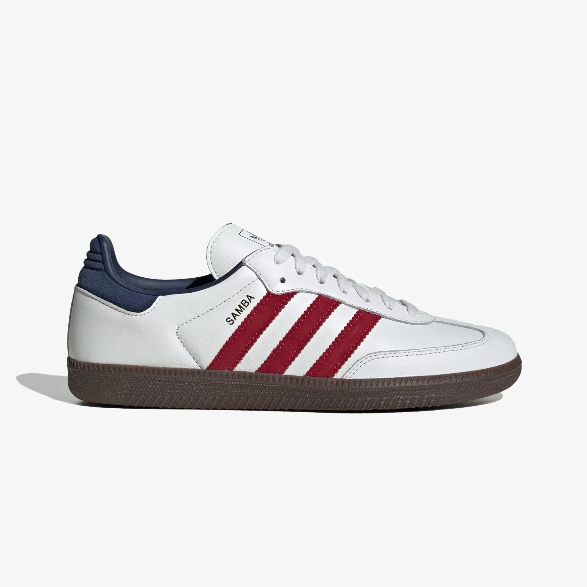 ADIDAS ORIGINALS | SAMBA OG { CORE WHITE/TEAM VICTORY RED/NIGHT INDIGO