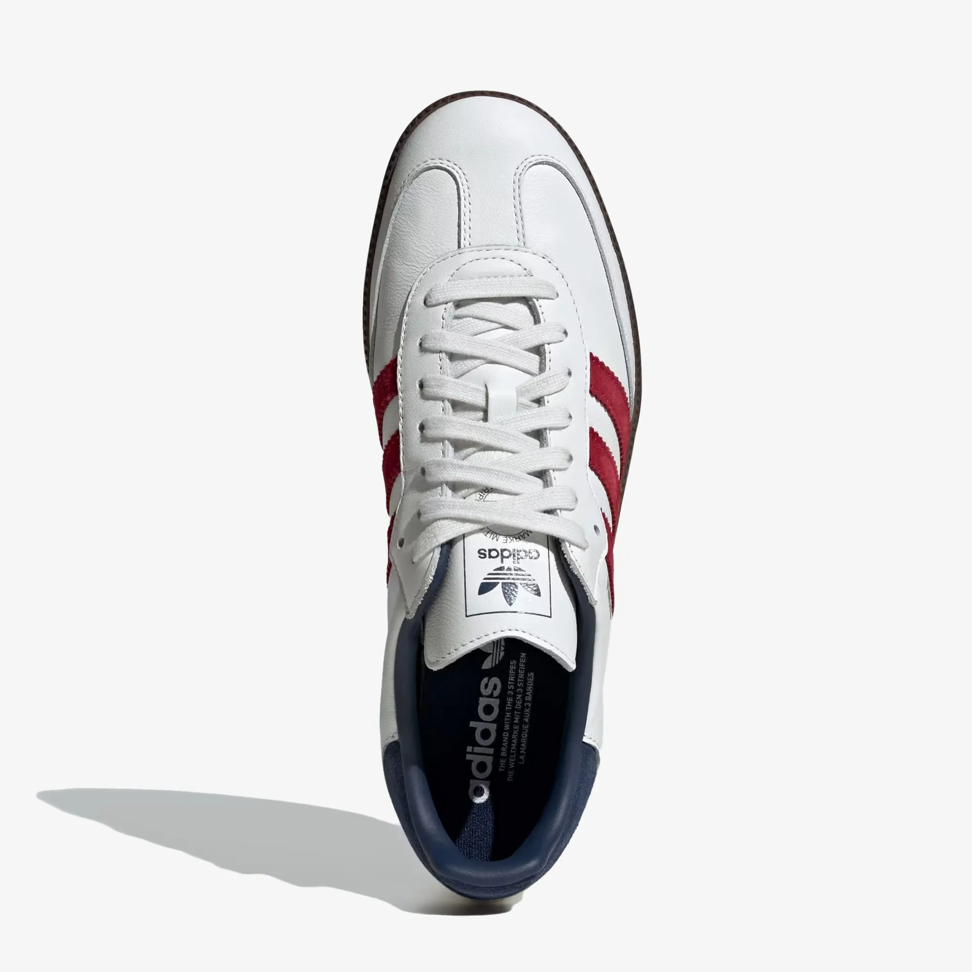 ADIDAS ORIGINALS | SAMBA OG { CORE WHITE/TEAM VICTORY RED/NIGHT INDIGO
