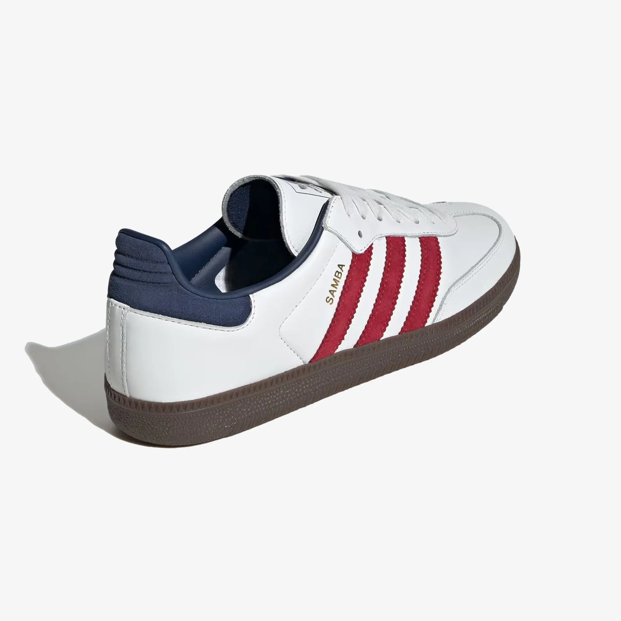 ADIDAS ORIGINALS | SAMBA OG { CORE WHITE/TEAM VICTORY RED/NIGHT INDIGO