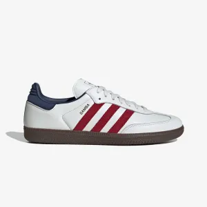 ADIDAS ORIGINALS | SAMBA OG { CORE WHITE/TEAM VICTORY RED/NIGHT INDIGO