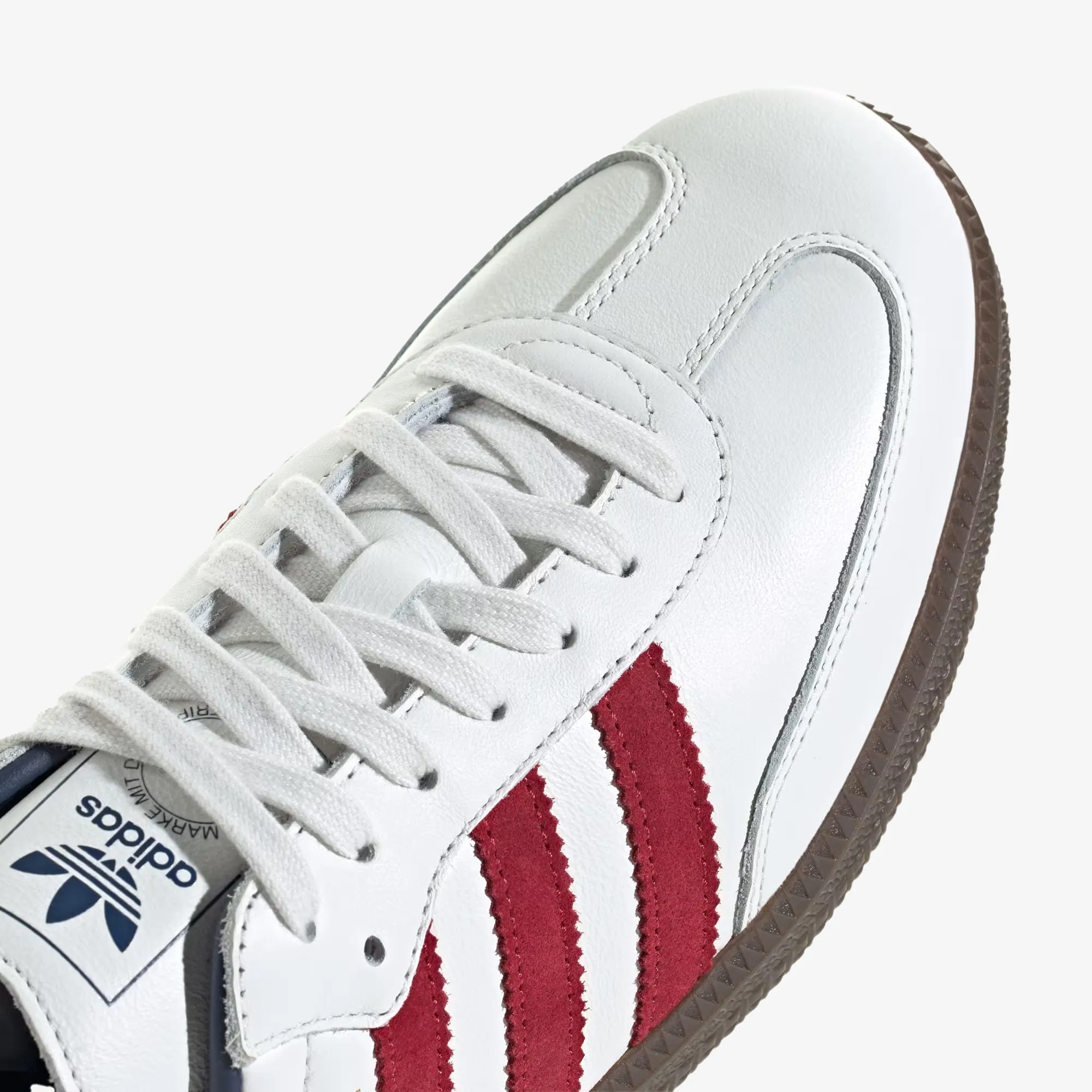 ADIDAS ORIGINALS | SAMBA OG { CORE WHITE/TEAM VICTORY RED/NIGHT INDIGO