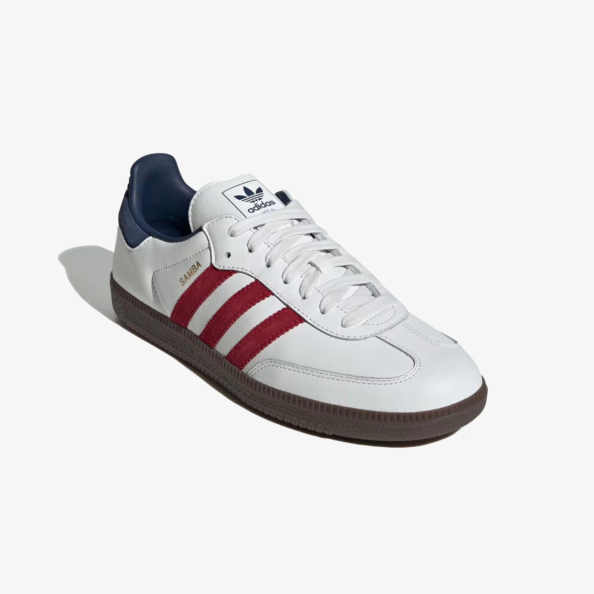 ADIDAS ORIGINALS | SAMBA OG { CORE WHITE/TEAM VICTORY RED/NIGHT INDIGO