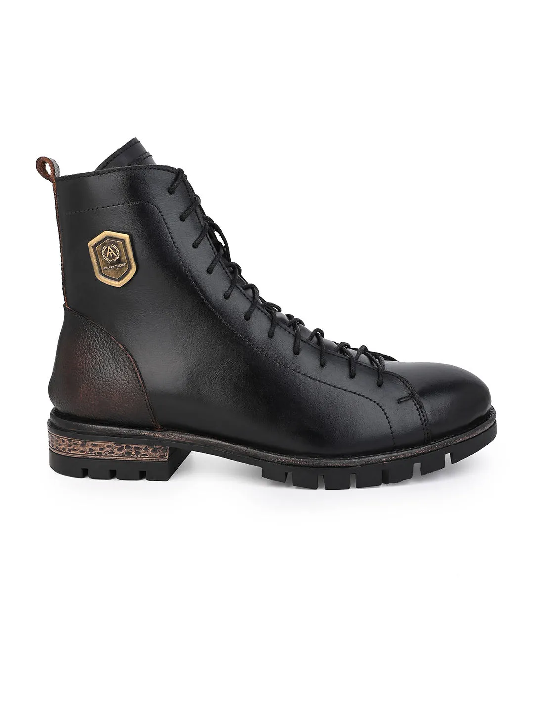 Alberto Torresi HEADON Series Devl 551 Robust TPR Sole Leather Long Boots