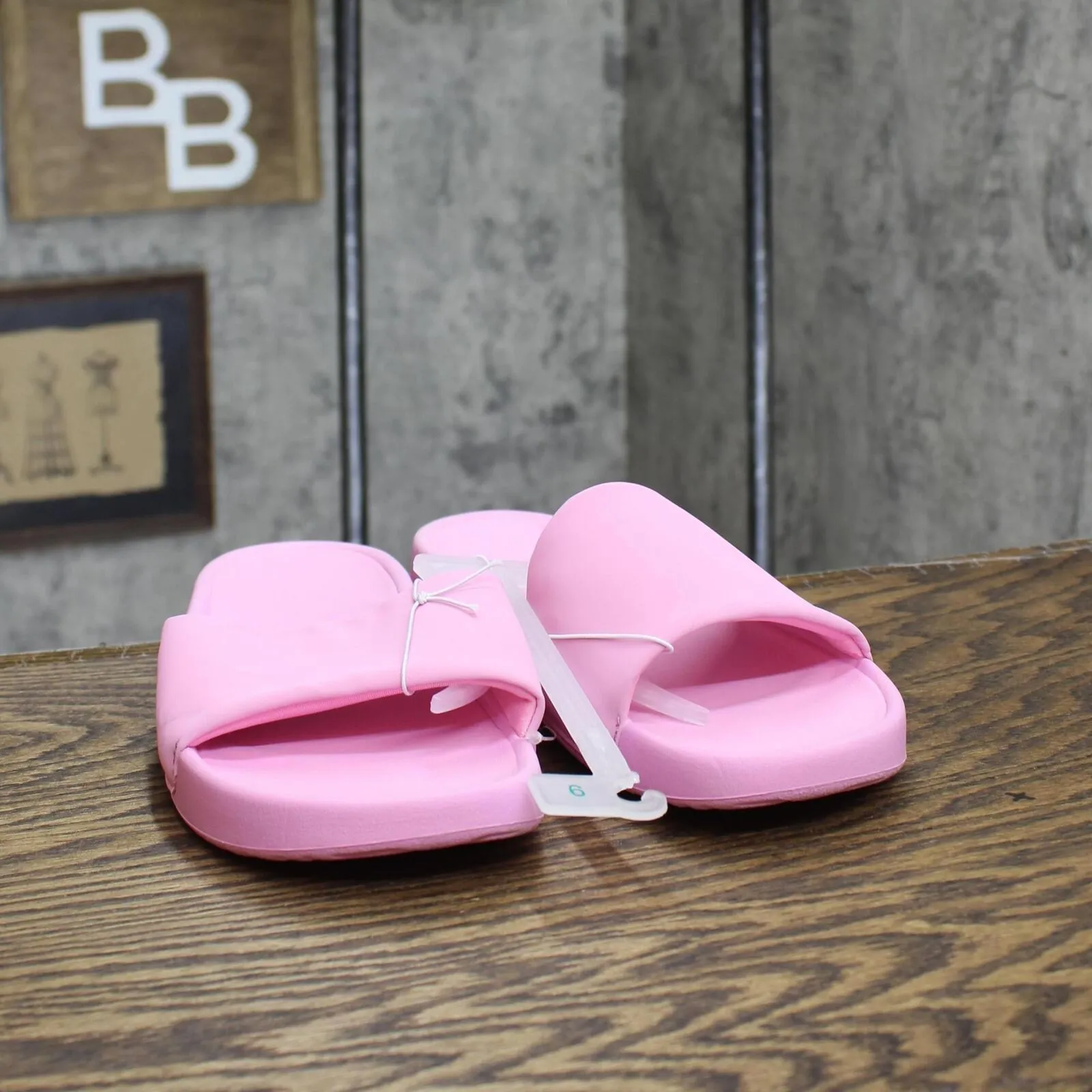 All In Motion Women's Makenna Slide Sandals 89259395 Pink 9M