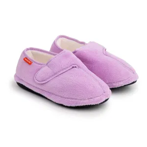ARCHLINE Orthotic Plus Slippers Closed Scuffs Pain Relief Moccasins - Lilac - EU 43