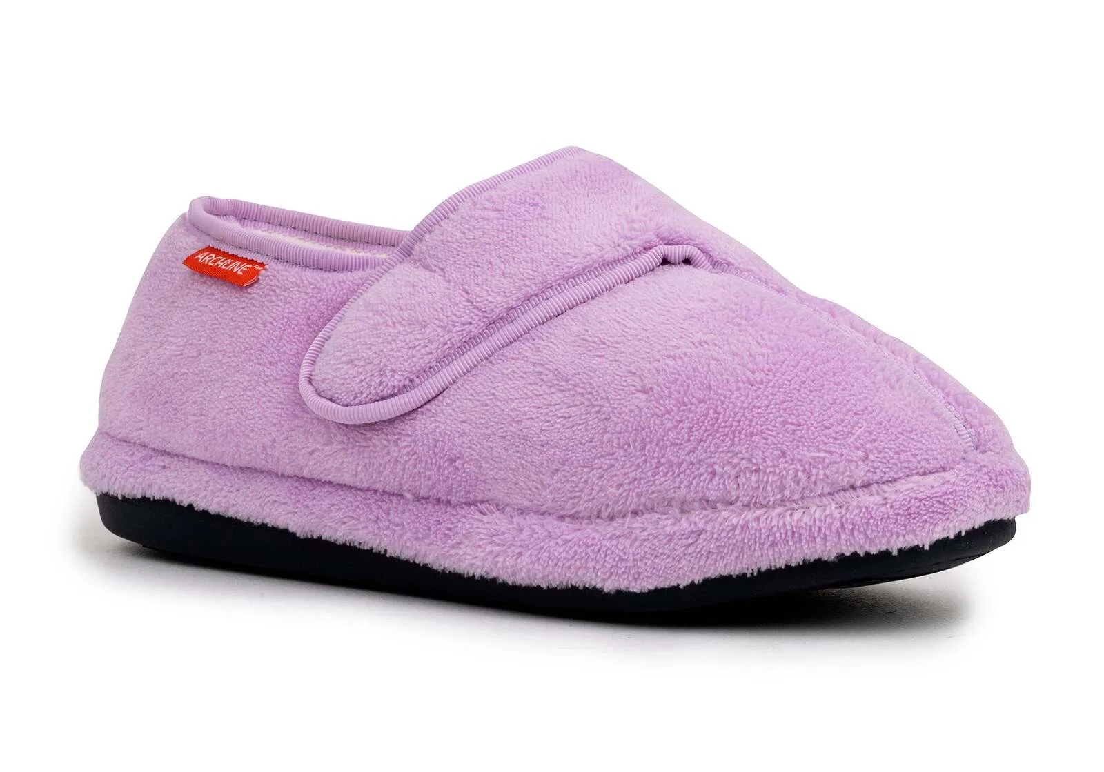 ARCHLINE Orthotic Plus Slippers Closed Scuffs Pain Relief Moccasins - Lilac - EU 43