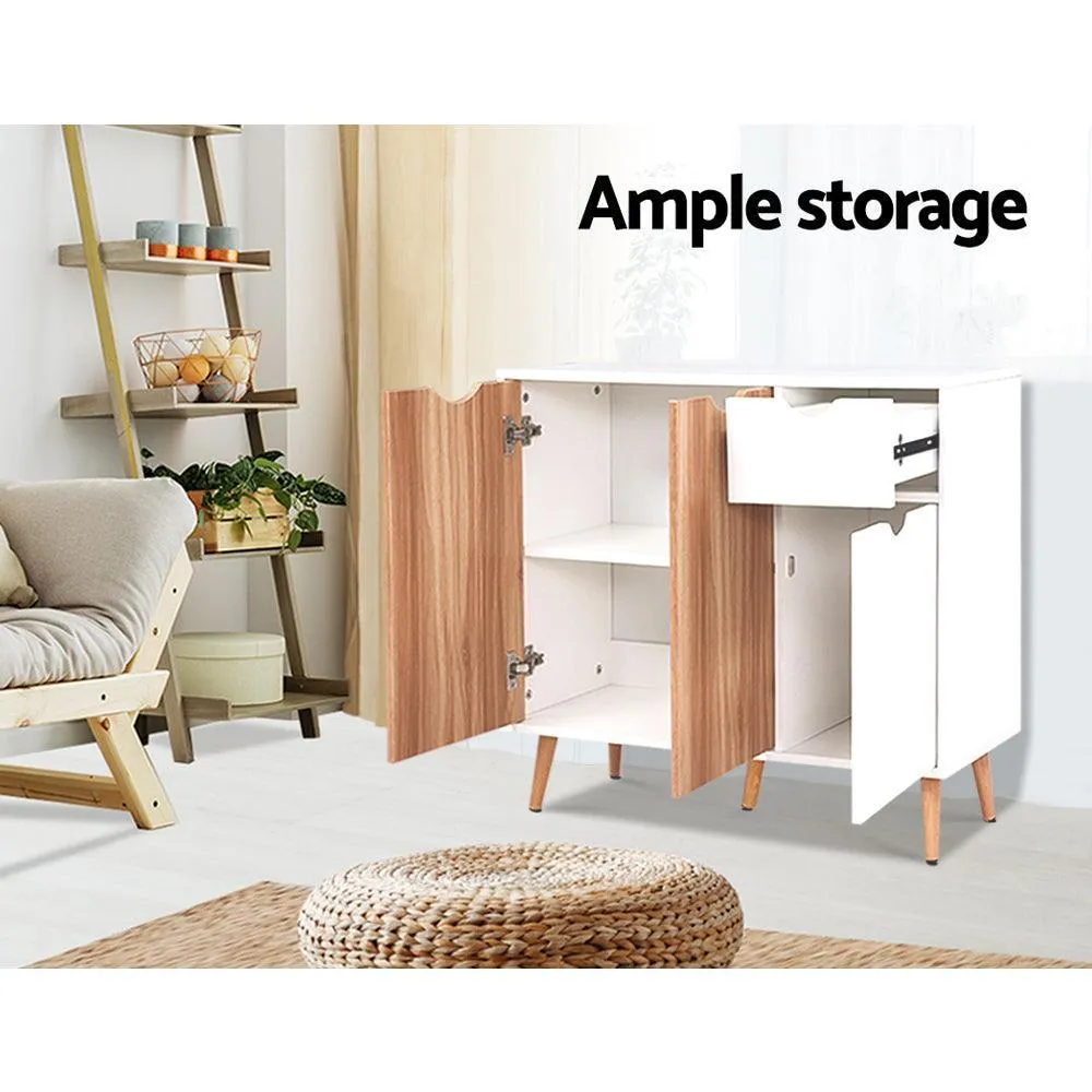 Artiss Buffet Sideboard Cabinet 90cm - White