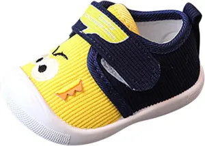Baby Girls Boys Squeaky Shoes Lightweight Breathable Non-Slip Sneakers Infant First Walking Shoes Outdoor Indoor