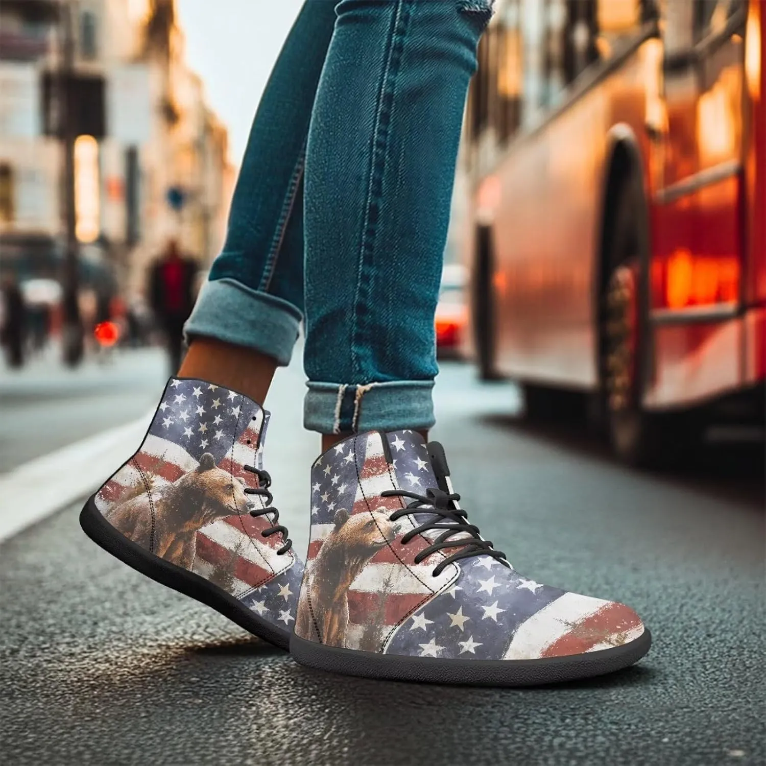 Barefoot Shoes for Women Comfortable High Top Anti-Skid Wide Toe Box Tennis Shoes Waterproof Zero Drop Minimalist Sport Hiking Sneakers for Women US 6-13.5