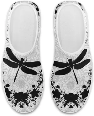 Barefoot Slip On Shoes Women Cute Art Painted Elastic Upper Ladies Casual Mesh-Comfortable Tennis Workout Sneakers Slip in Loafers