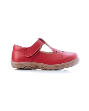 Bette Leather T-bar Red