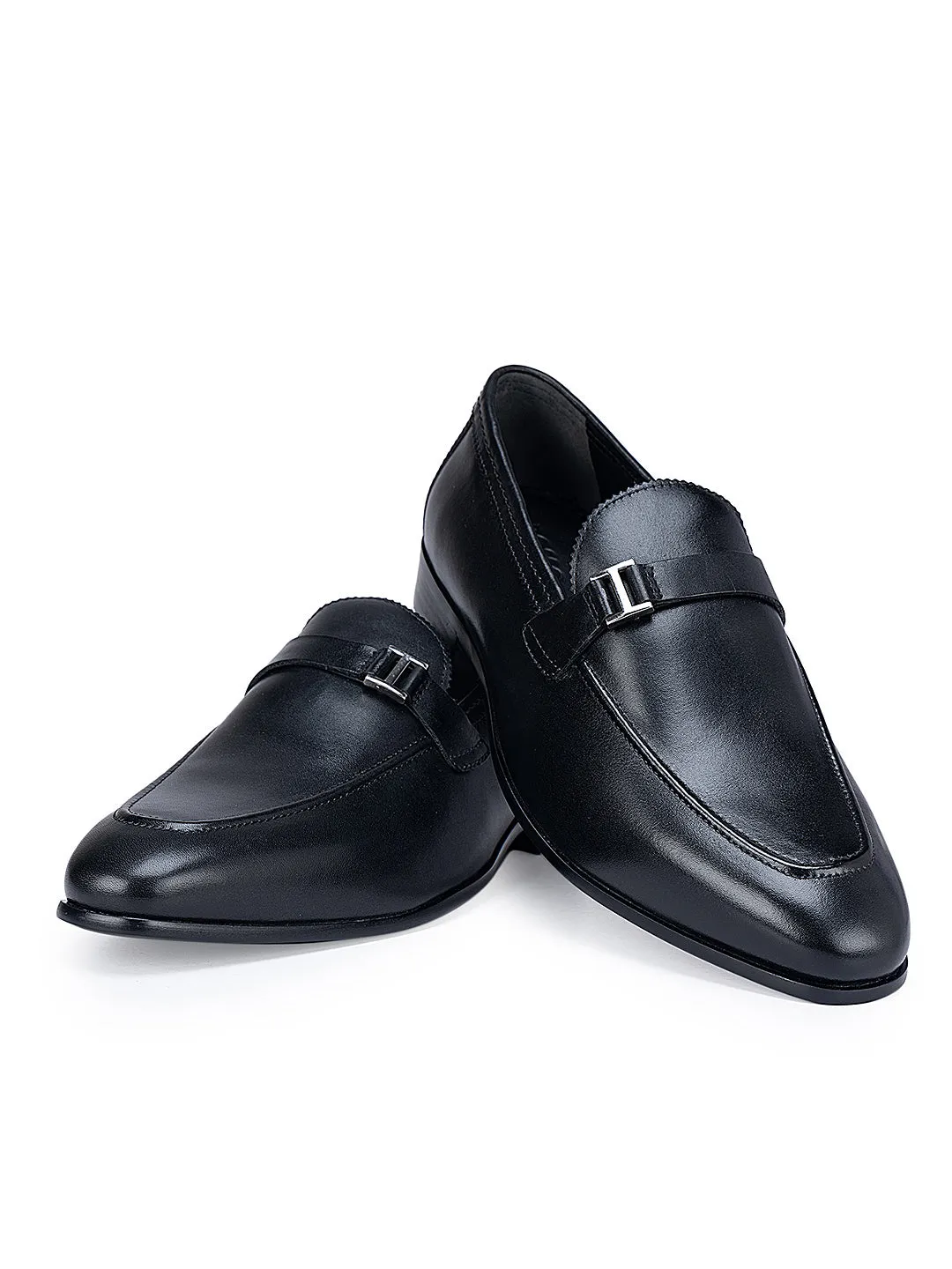 Black Leather Loafers
