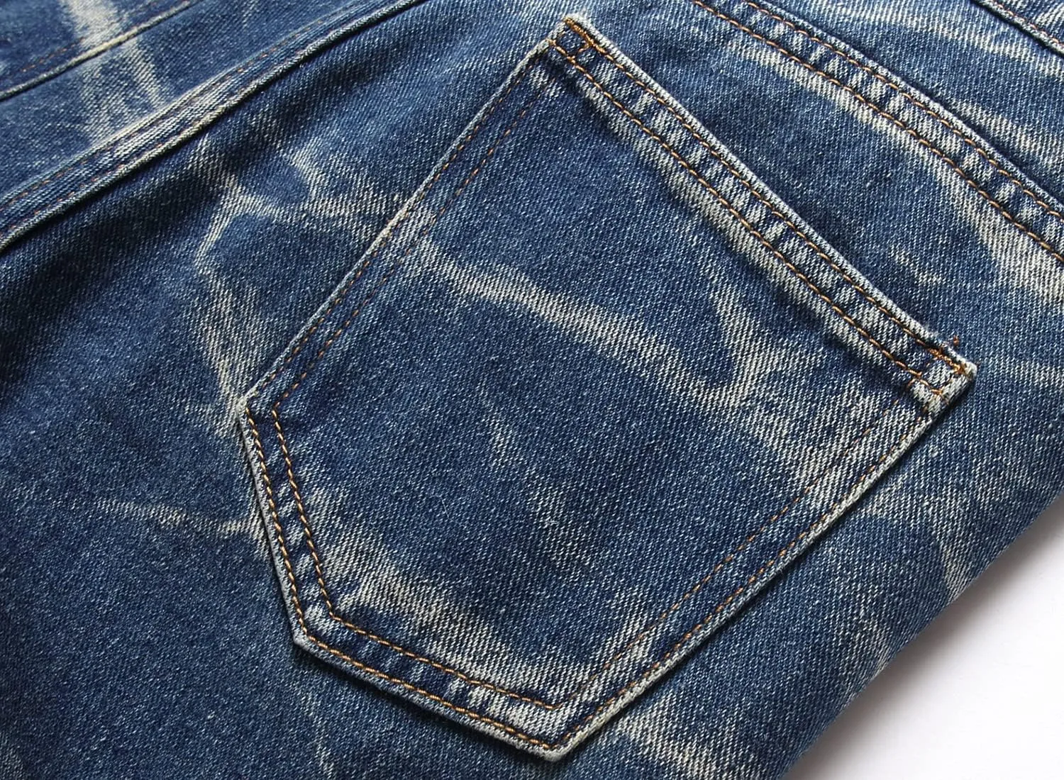 Boy's Skinny Fit Ripped Destroyed Distressed Slim Fashion Stretch Jeans Pants