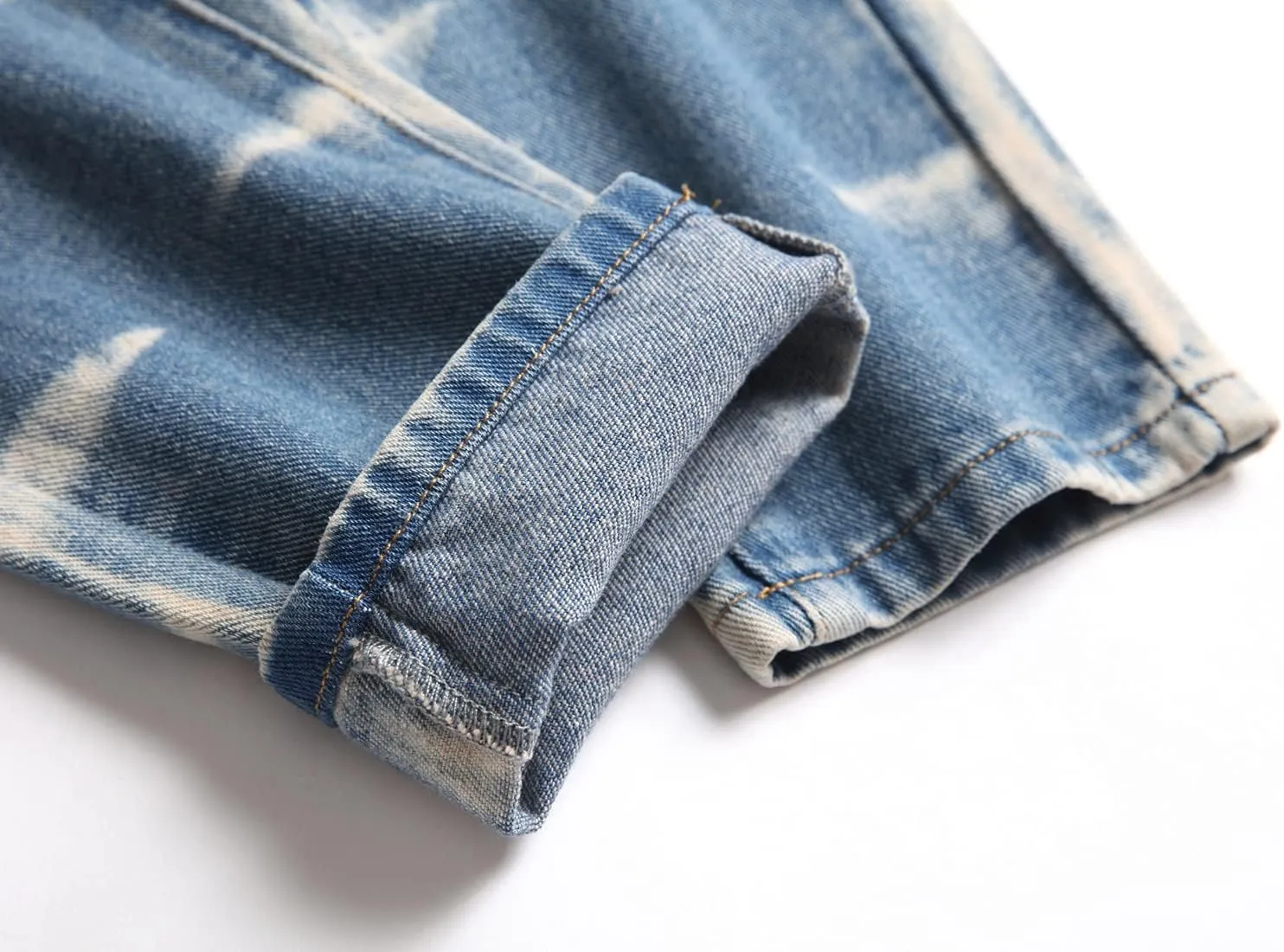 Boy's Skinny Fit Ripped Destroyed Distressed Slim Fashion Stretch Jeans Pants