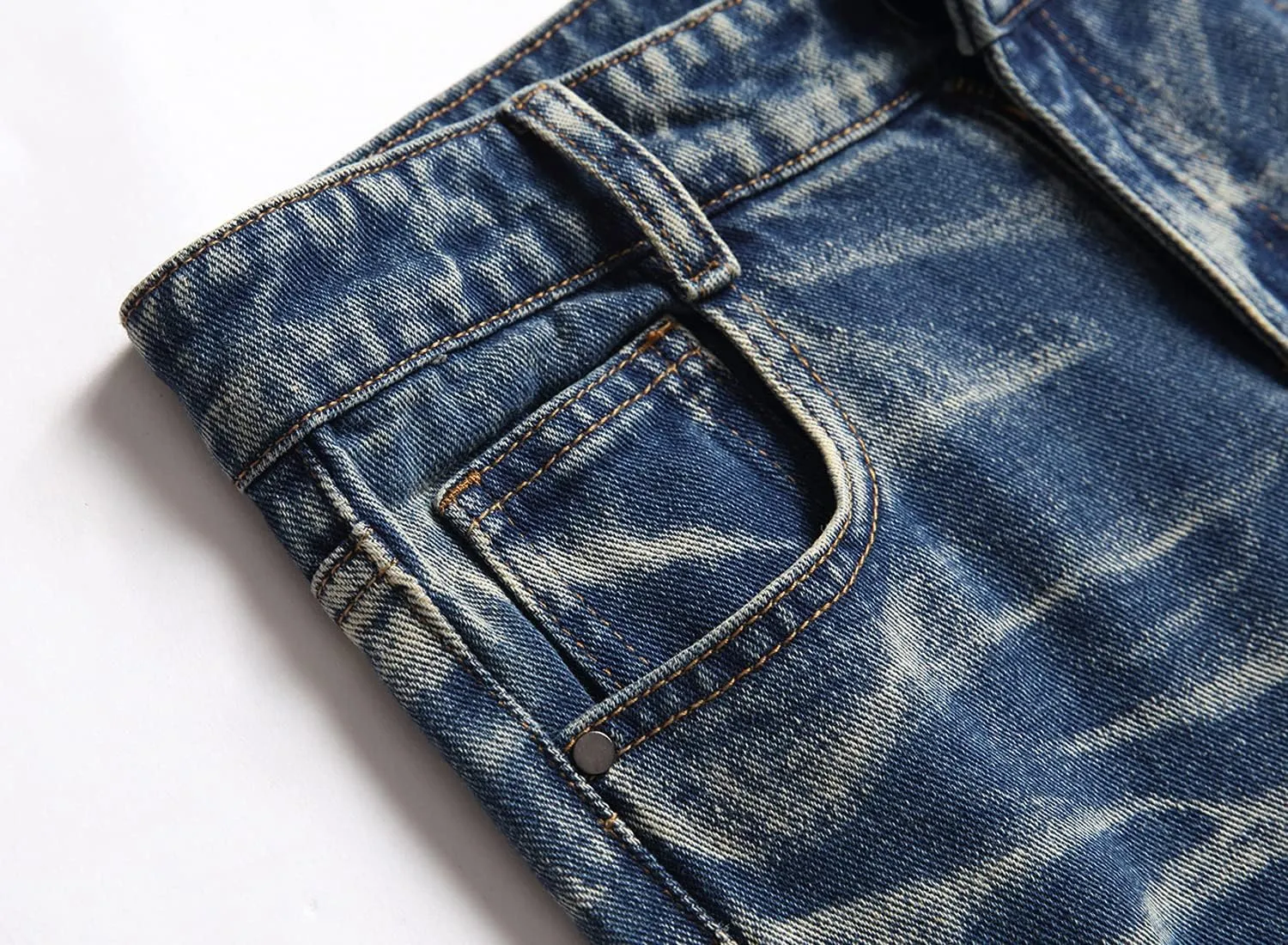 Boy's Skinny Fit Ripped Destroyed Distressed Slim Fashion Stretch Jeans Pants