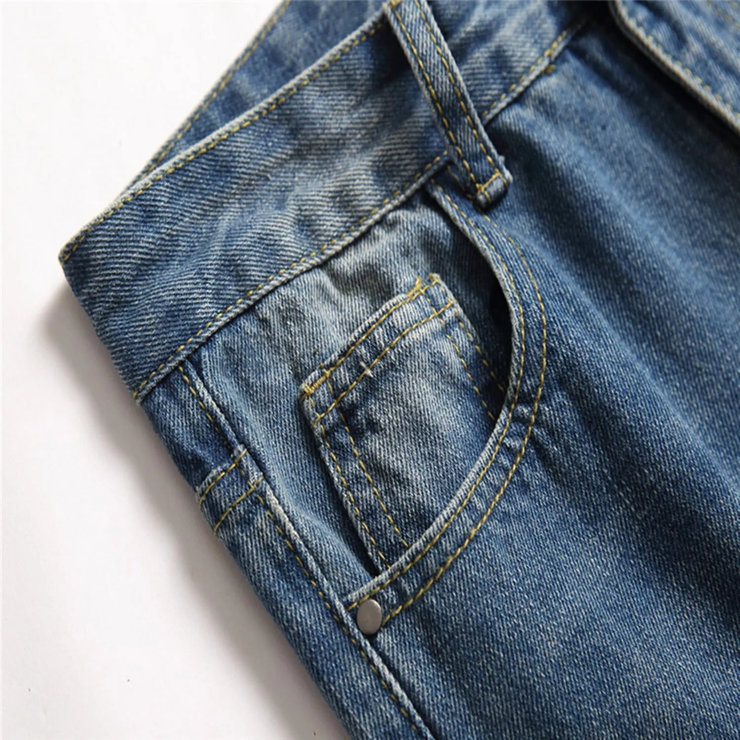 Boy's Skinny Fit Ripped Destroyed Distressed Slim Fashion Stretch Jeans Pants