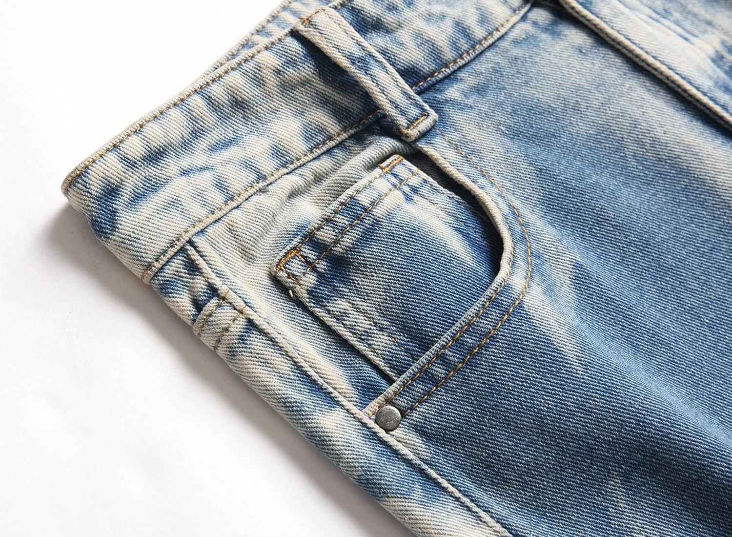 Boy's Skinny Fit Ripped Destroyed Distressed Slim Fashion Stretch Jeans Pants
