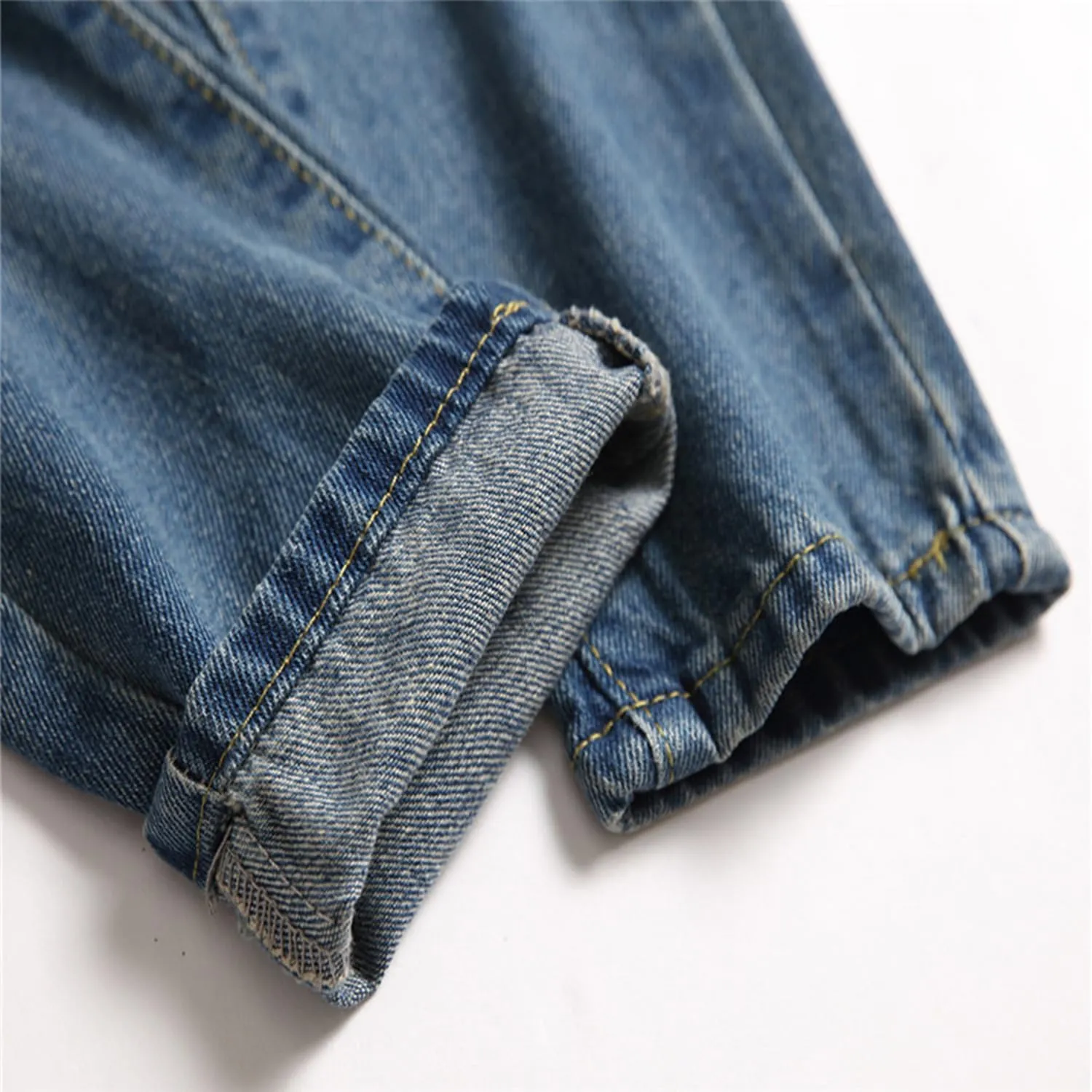 Boy's Skinny Fit Ripped Destroyed Distressed Slim Fashion Stretch Jeans Pants