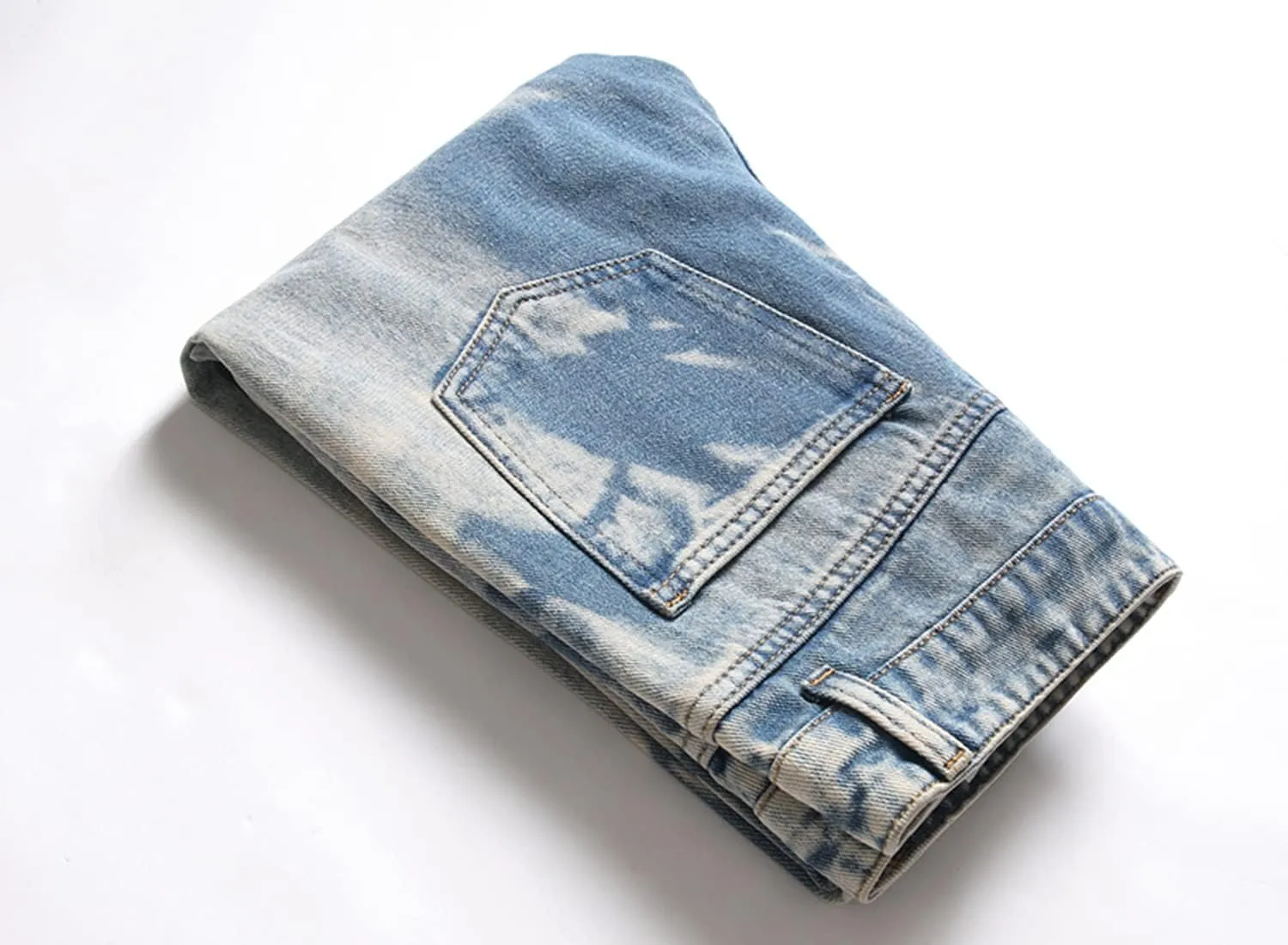 Boy's Skinny Fit Ripped Destroyed Distressed Slim Fashion Stretch Jeans Pants