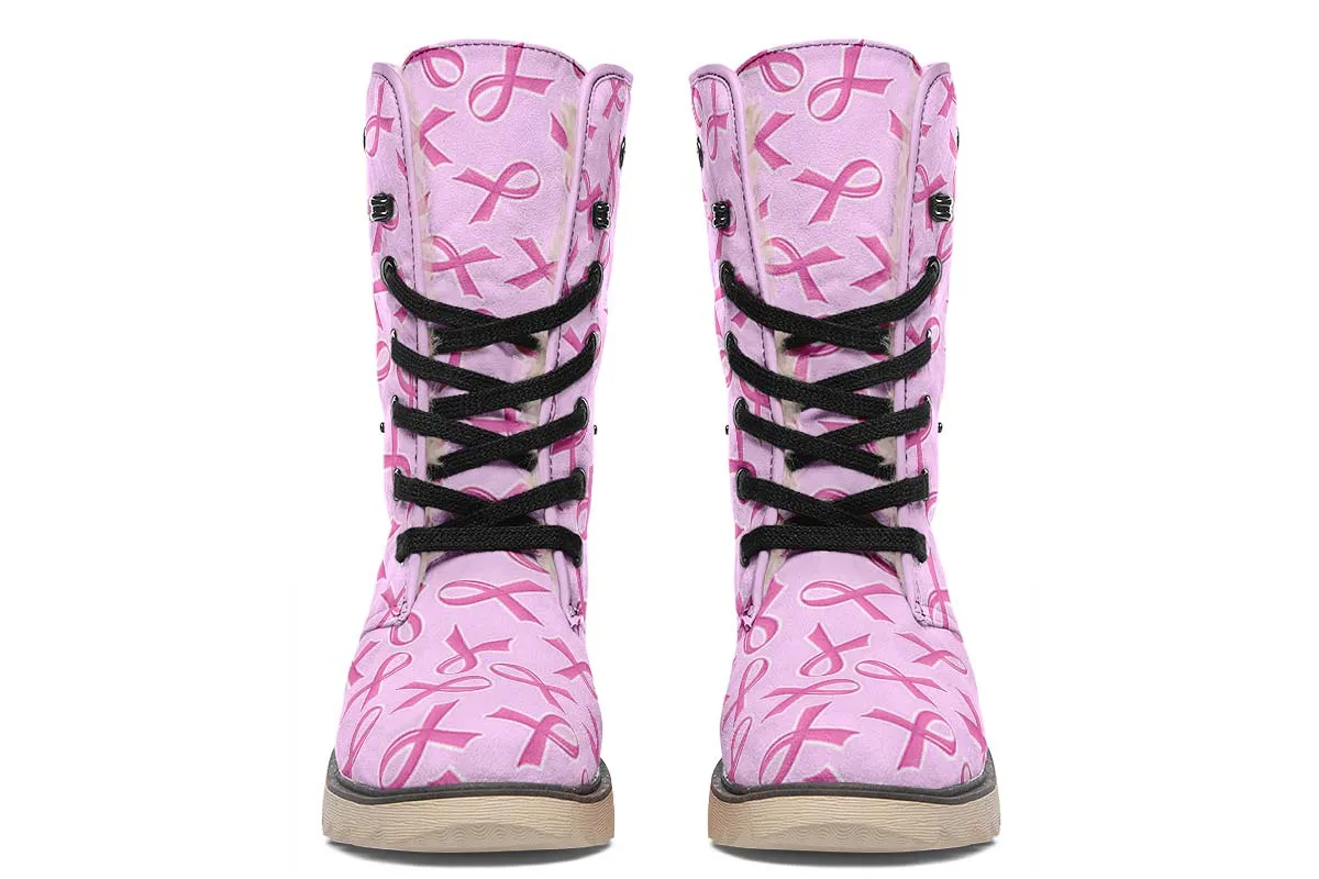 Breast Cancer Awareness Polar Vibe Boots