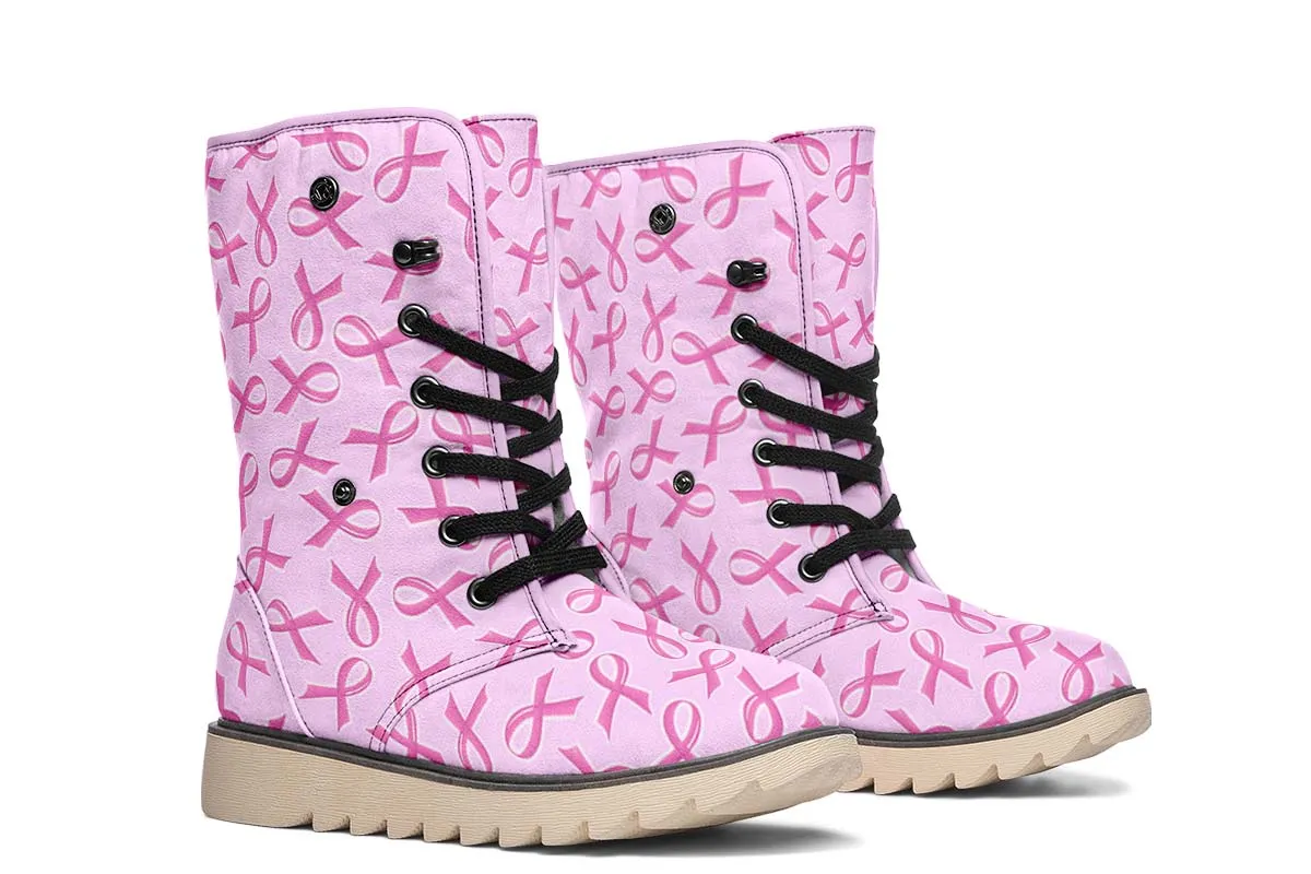Breast Cancer Awareness Polar Vibe Boots