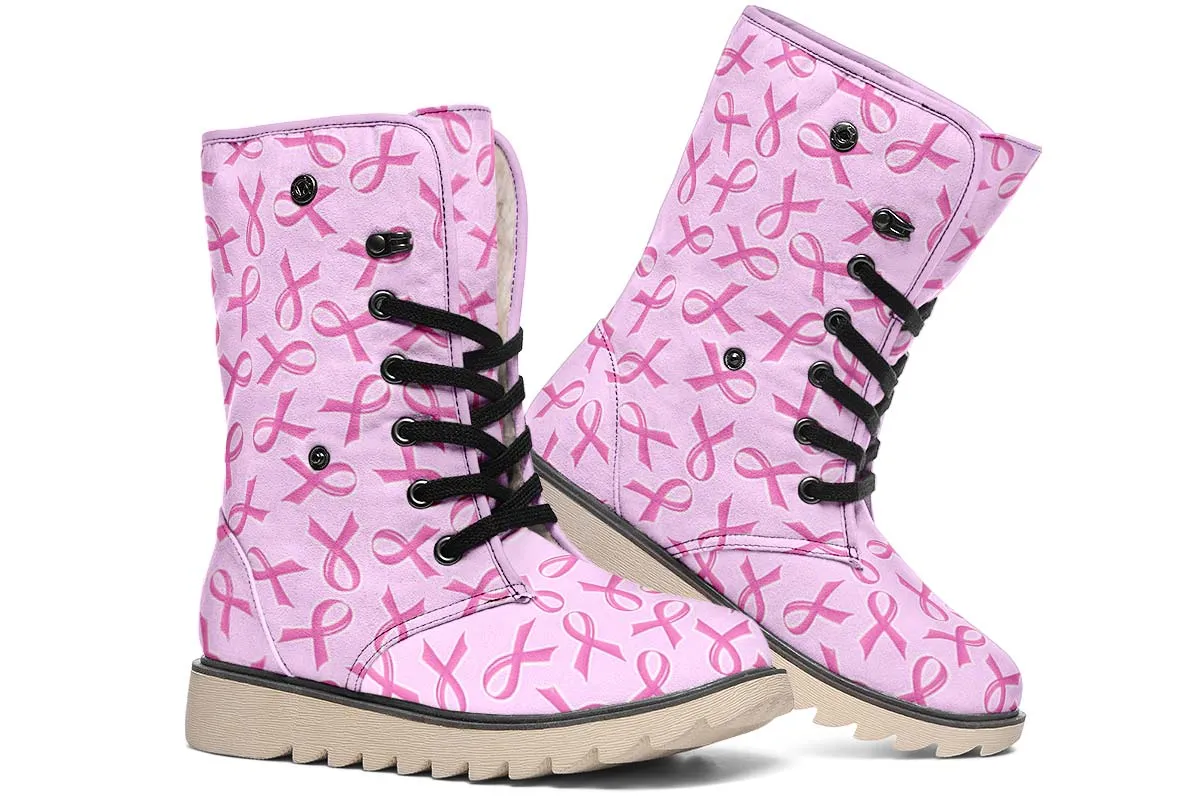 Breast Cancer Awareness Polar Vibe Boots