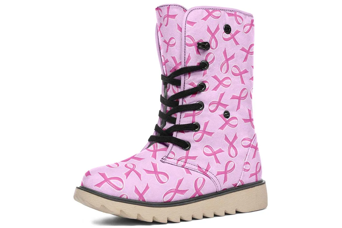 Breast Cancer Awareness Polar Vibe Boots
