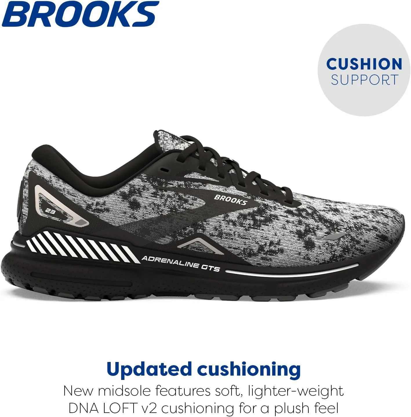 Brooks Mens Adrenaline GTS 23 Supportive Running Shoe