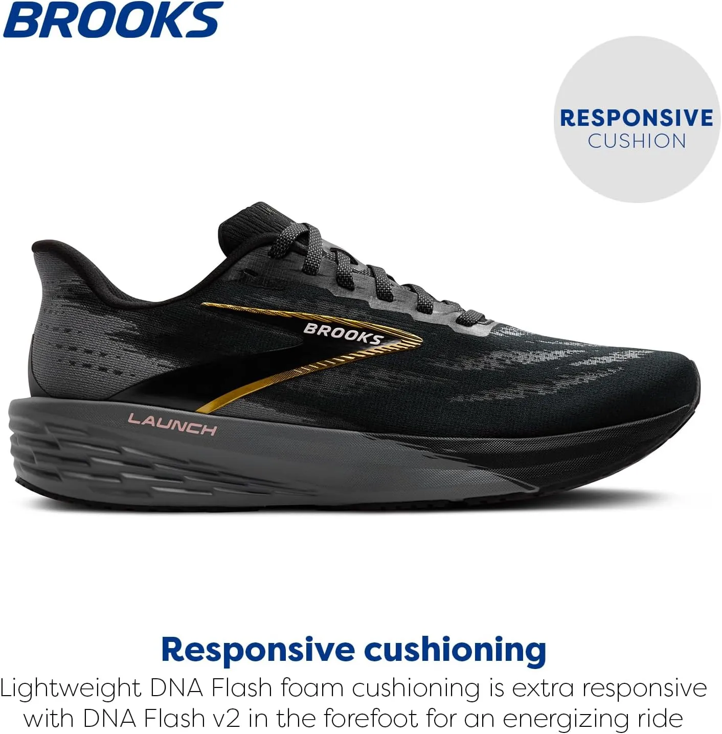 Brooks Mens Launch 11 Neutral Running Shoe