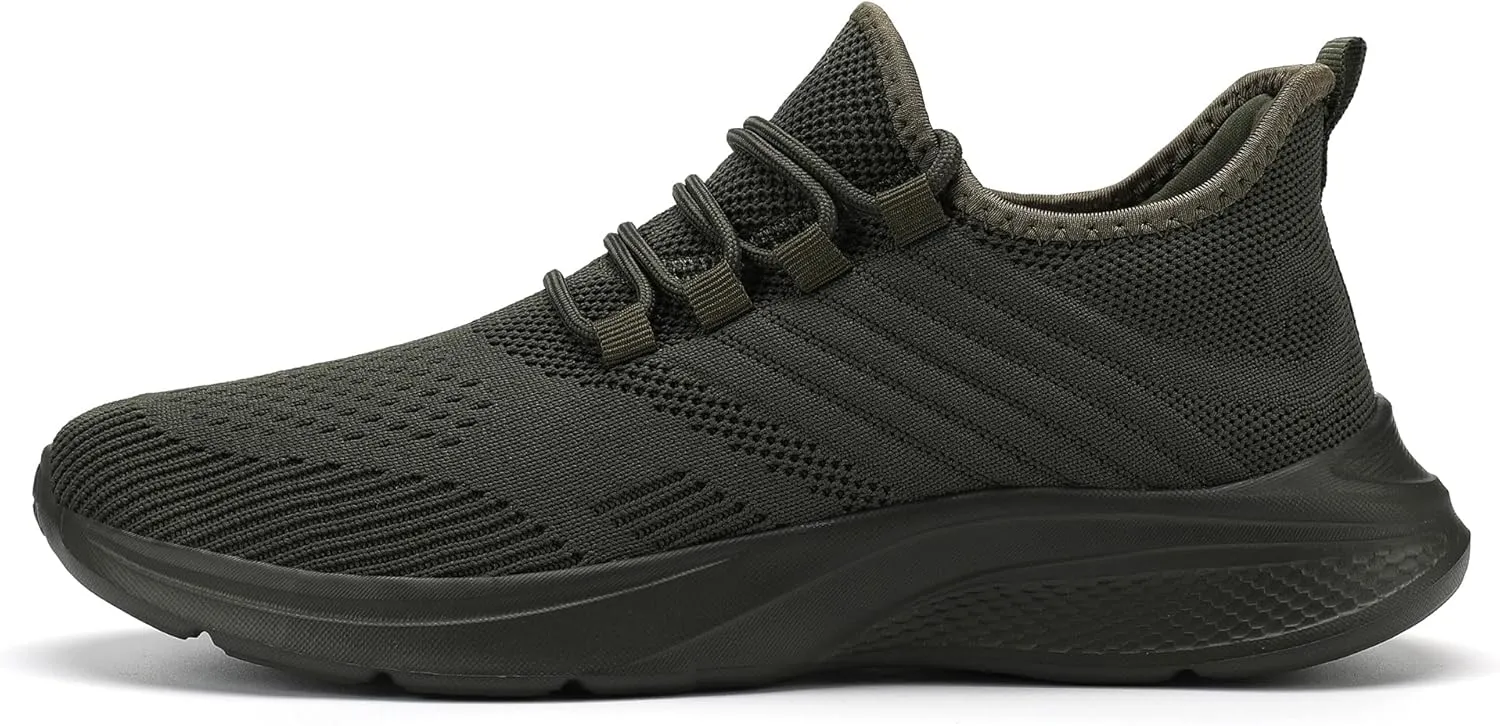 BXYJDJ Walking Shoes for Men Casual Sneakers Slip on Tennis Running Shoes for Male Workout Gym Lightweight Breathable Jogging Mesh
