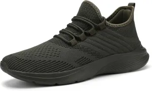 BXYJDJ Walking Shoes for Men Casual Sneakers Slip on Tennis Running Shoes for Male Workout Gym Lightweight Breathable Jogging Mesh