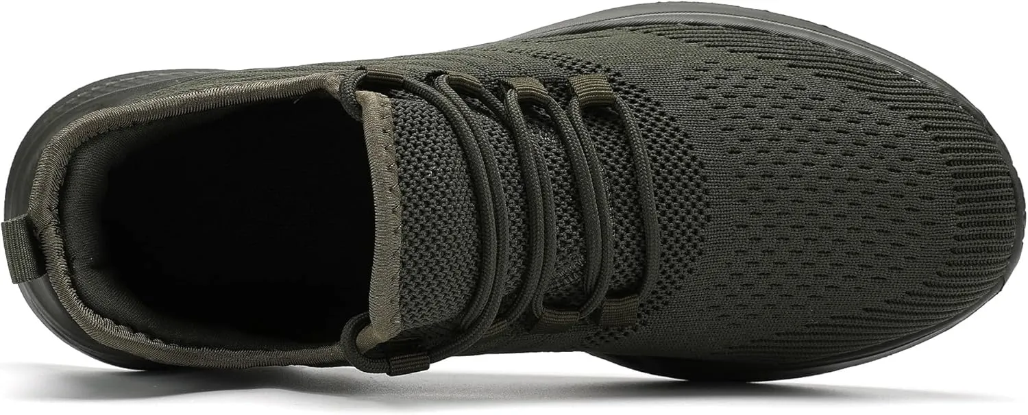BXYJDJ Walking Shoes for Men Casual Sneakers Slip on Tennis Running Shoes for Male Workout Gym Lightweight Breathable Jogging Mesh