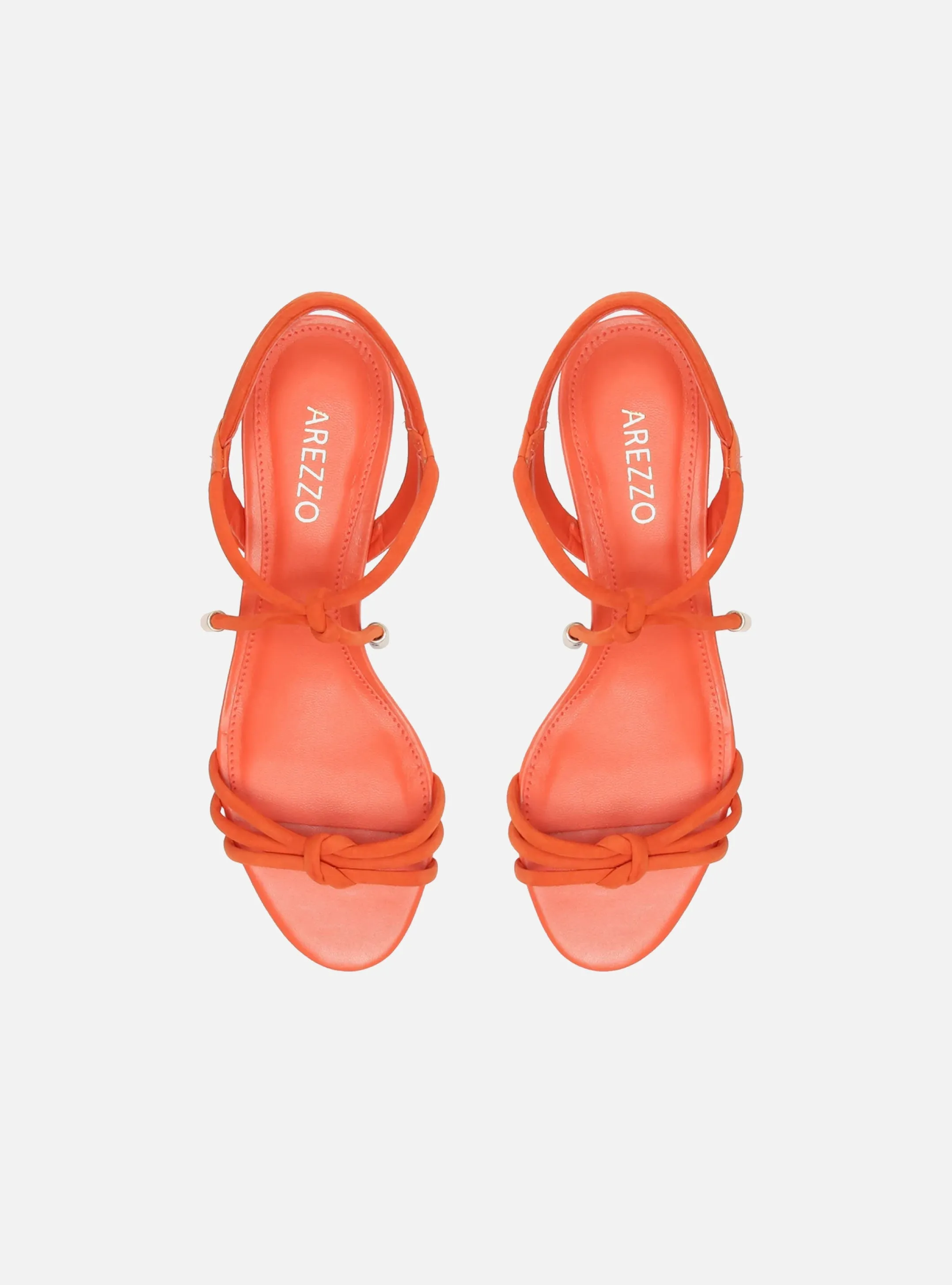 Camila Mid Block Sandal | Orange