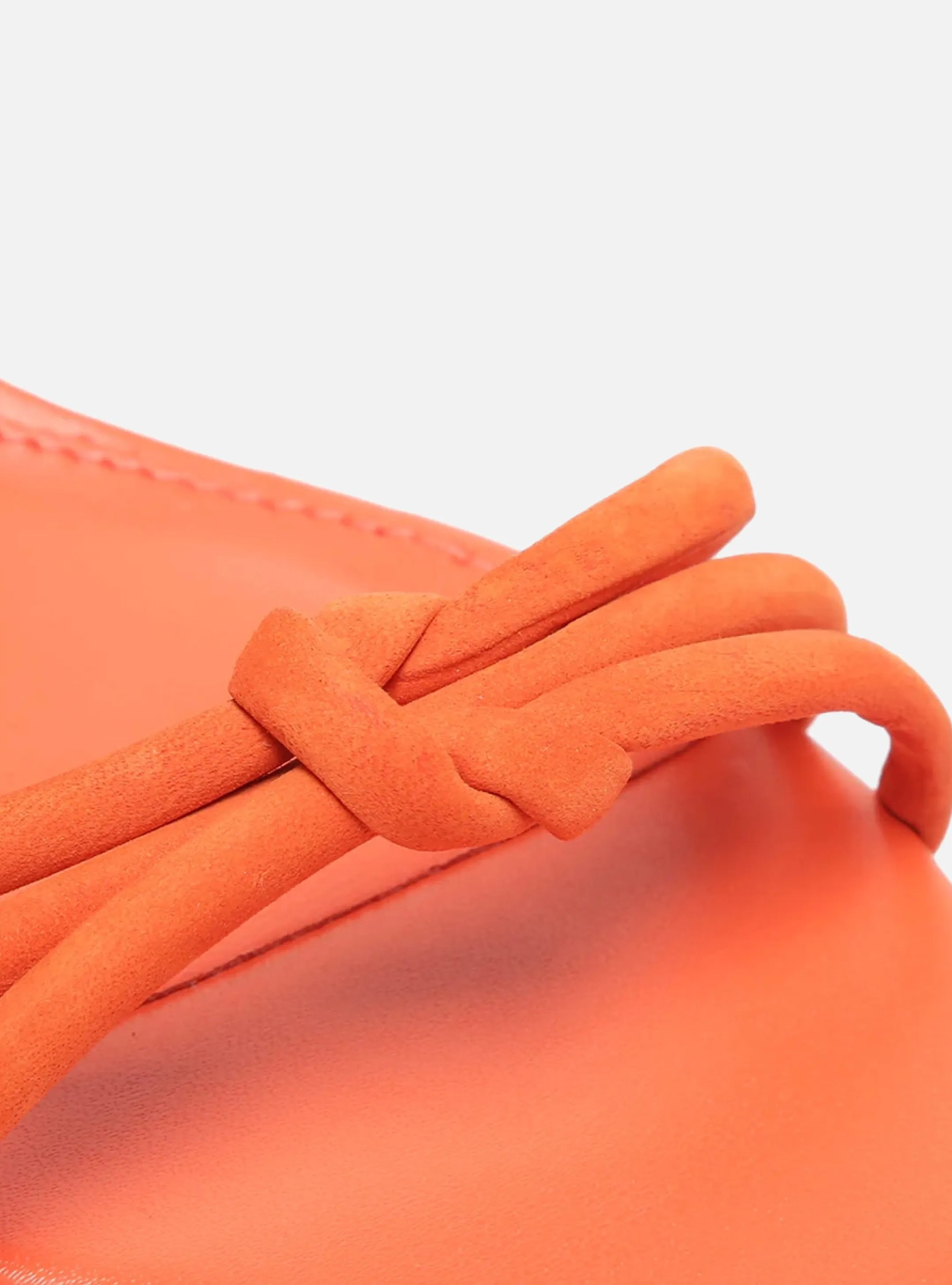 Camila Mid Block Sandal | Orange