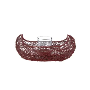 Canoe Single Votive Red - Set of 2  Park Designs