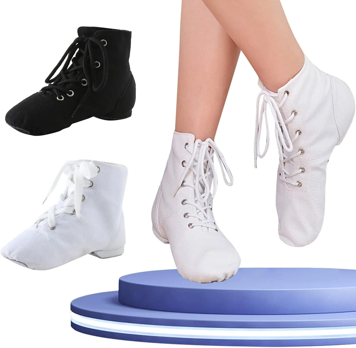 Canvas Jazz Dancing Sneakers Ballet Dance Boots for Girls Boys Black Jazz Shoes Girls Ballet Pointe Shoes for Girls