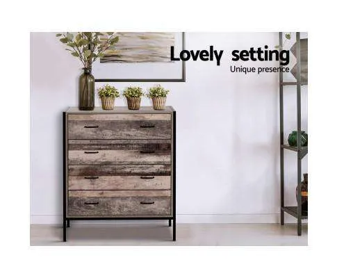 Chest of Drawers - Industrial Rustic