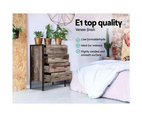 Chest of Drawers - Industrial Rustic