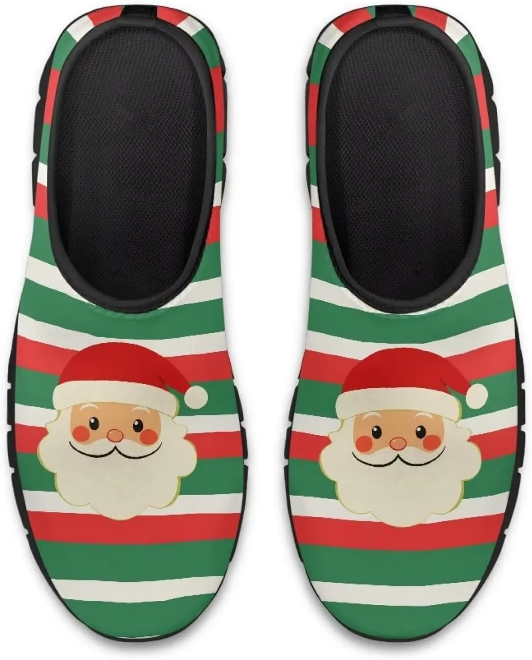 Christmas Sneakers for Women Soft Slip On Low Top Sneakers Casual Non-Slip Lightweight Athletic Walking Shoes for Teen Girls US 5.5-11.5