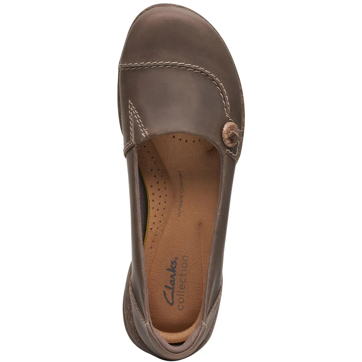 Clarks Womens Roseville Sky Round Toe Slip-On Loafers