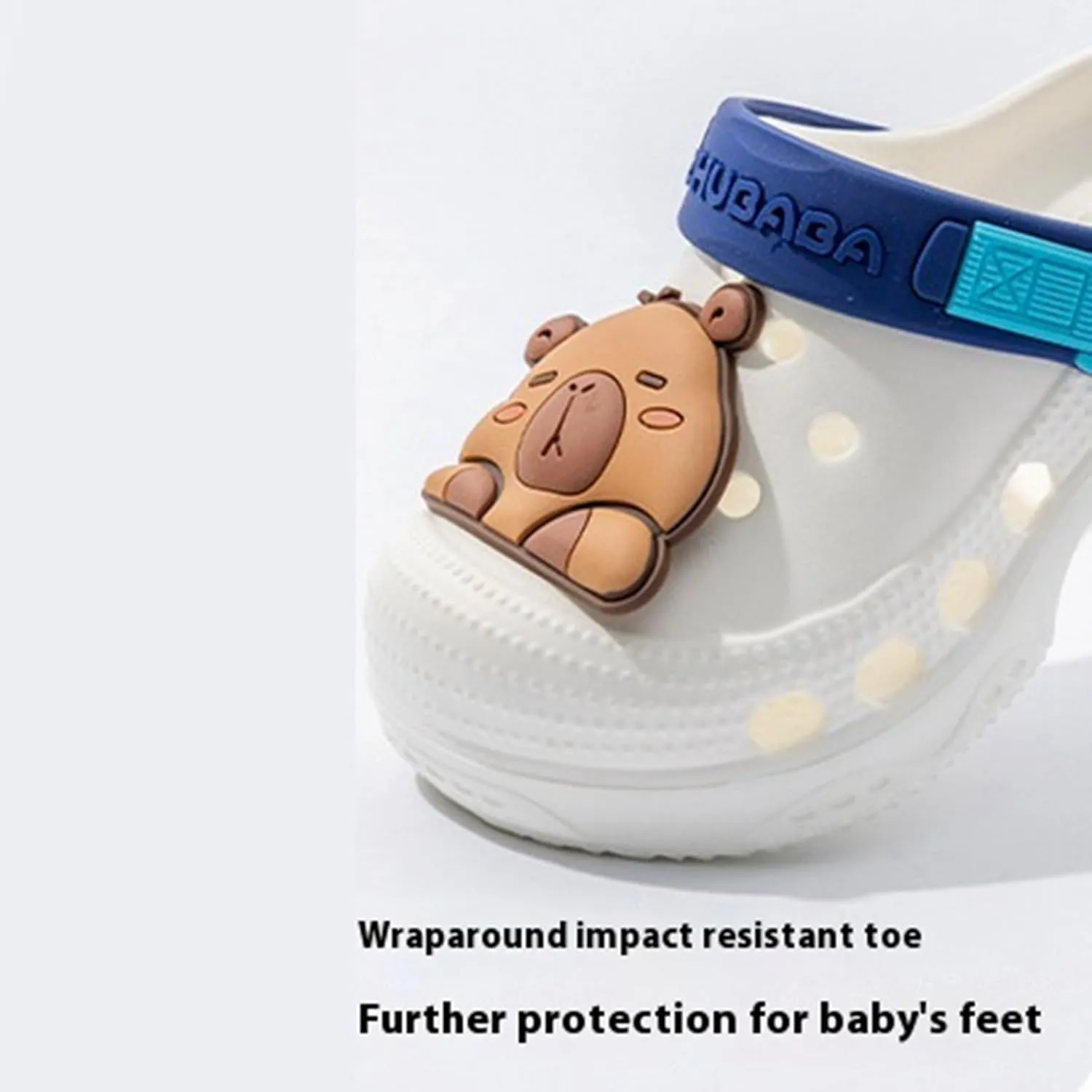 Cute Capybara Slippers for Kids,Girls Boys Clogs Garden Shoes,Toddler Slides Sandals,Water Shower Beach Shoes Indoor Outdoor