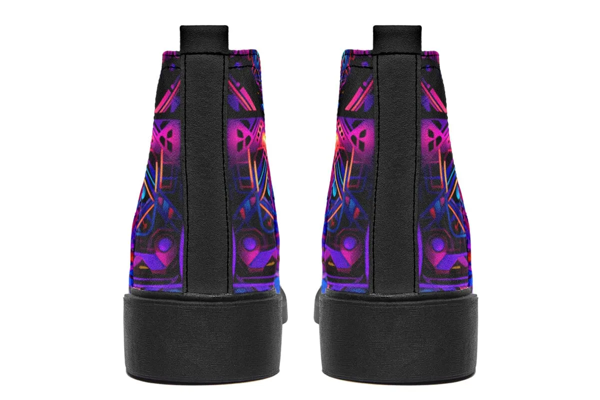 Cyber Patching Neat Vibe Boots