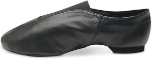 Danshuz Girls Black Soft Leather Split Sole Value Jazz Shoes 1 Kids